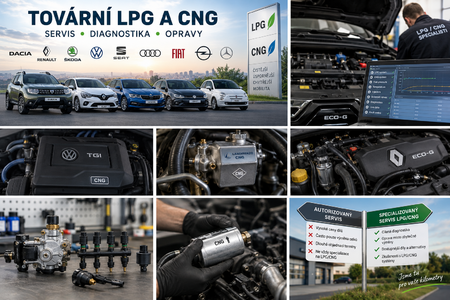 Servis a diagnostika továrního LPG a CNG | GasInsight