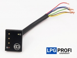 Přepínač NGCAR/ Europegas Oscar EPG0049, 5 LED SAS