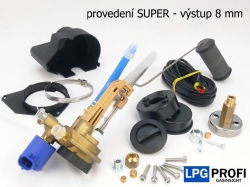 Multiventil LPG externí 180/0° EX SUPER 8mm TOMASETTO
