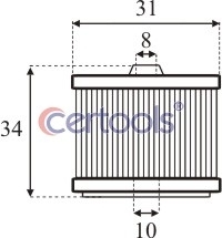 Opravná sada do ventilu E08G Tartarini originál, komplet