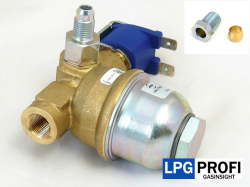 Elektroventil LPG Valtek Cu 8/6 mm, velký filtr