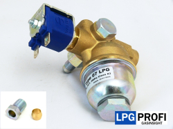 Elektroventil LPG Valtek Cu 8/6 mm, velký filtr