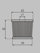 Filtr vložka do filtru plynné fáze F779B  polyester  Certools - opravná sada