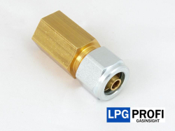 Koncovka, redukce trubky PCV O8 / M16x1 – L = 46 sada