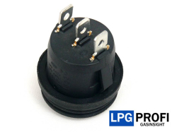 Přepínač BA/LPG 250V/6A černý, vodotěsný