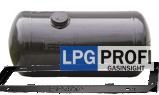 Nádrž LPG válcová 450/230L včetně rámu a příslušenství