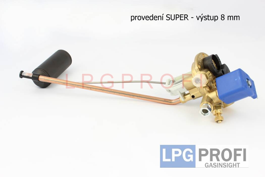 Multiventil LPG válcová nádrž 450/30° TOMASETTO Super 8mm