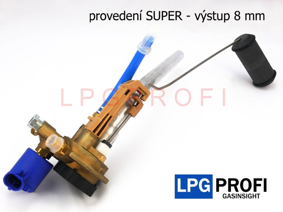 Multiventil LPG externí 220-225/0° EX SUPER 8mm TOMASETTO