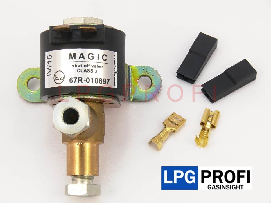 Elektroventil LPG Magic rohový bez filtrace HL-Propan