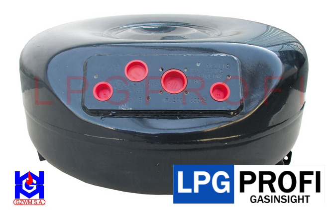 Nádrž LPG toroidní ZTPP650/200/54 externí - holandského typu PG
