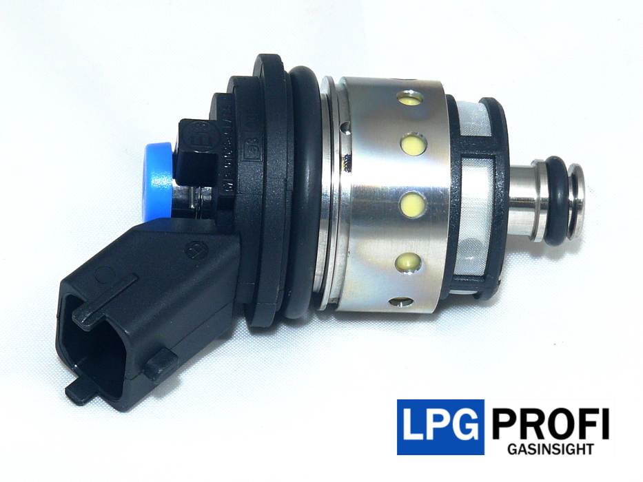 Vstřikovač LPG Landi Renzo MED GI 25-65 modrý - konektor fiat, náhrada za černý