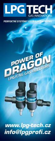 Vstřikovače LPG a CNG TECH DRAGON